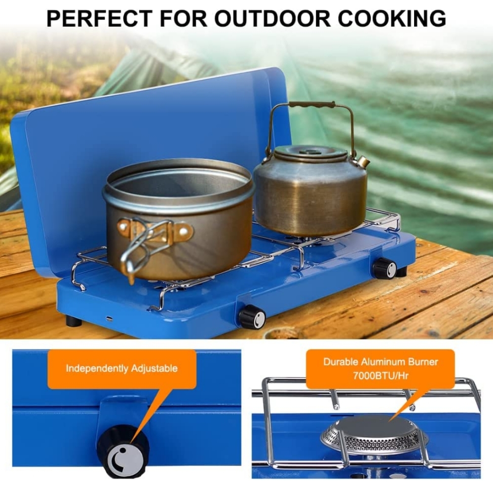 2 Burner Camp Propane Stove